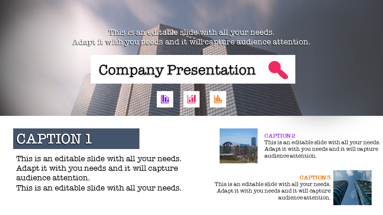 Free - Use Company Presentation PPT and Google Slides Template